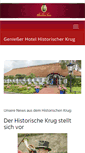 Mobile Screenshot of historischer-krug.de